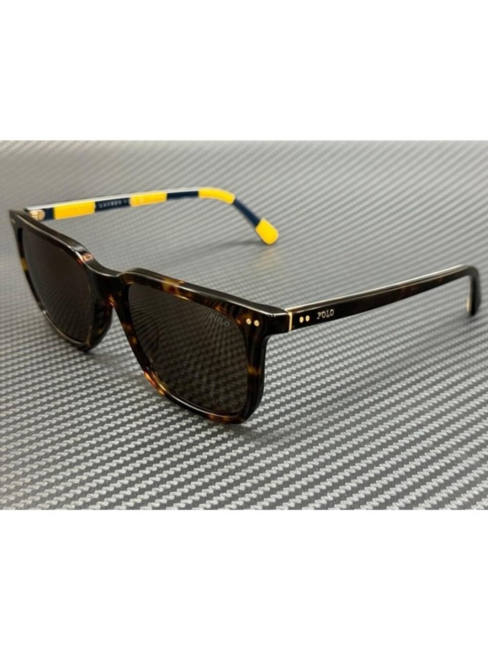 New Polo Ralph Lauren Men Dark Havana Sunglasses 55-18-145